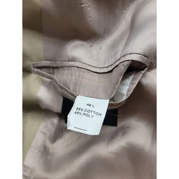 jos a bank Jacket Men Size 48L 1905 blazer Beige Career Formal - Picture 9 of 13